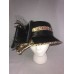 August Hat Company 's Black Leopard Feather Bow Hat Cap One Size New $68  eb-86181350